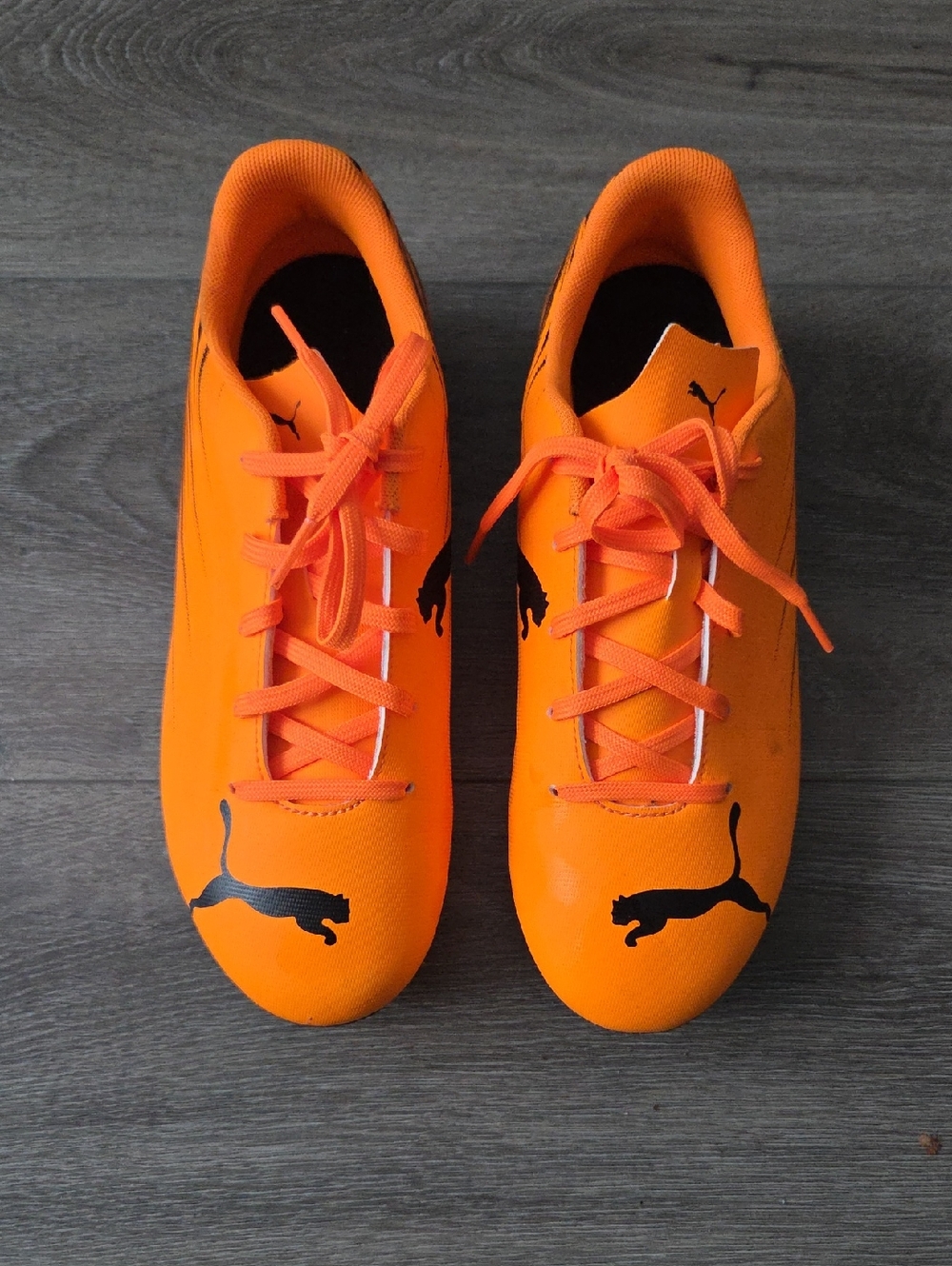 Puma Attacanto II Big Kids Firm/Artificial Ground Cleats Heat Fire Size 6.5Y